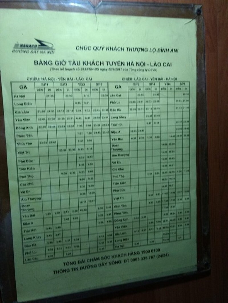 Hanoi city to Sapa Train picture number 3