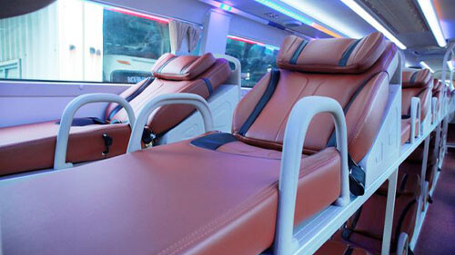 Da Nang to Hanoi sleeping local bus 
