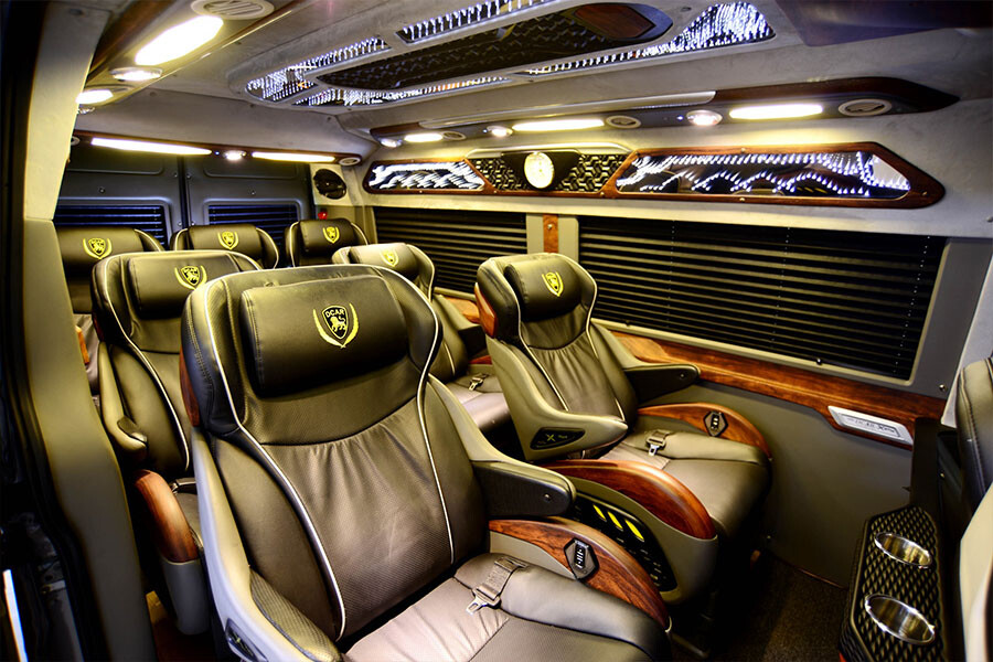 Sapa to Ninh Binh luxury limousine van 6