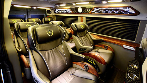 Sapa to Ninh Binh luxury limousine van